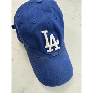 47 Brand Baseball Hat Men's One Size Blue Los Angeles Dodgers Strapback Sports